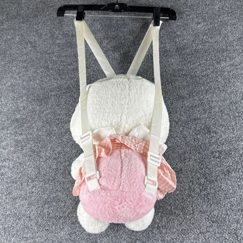 HELLO KITTY PLUSH STUFFED TOY BACKPACK In Pink Gingham Cute